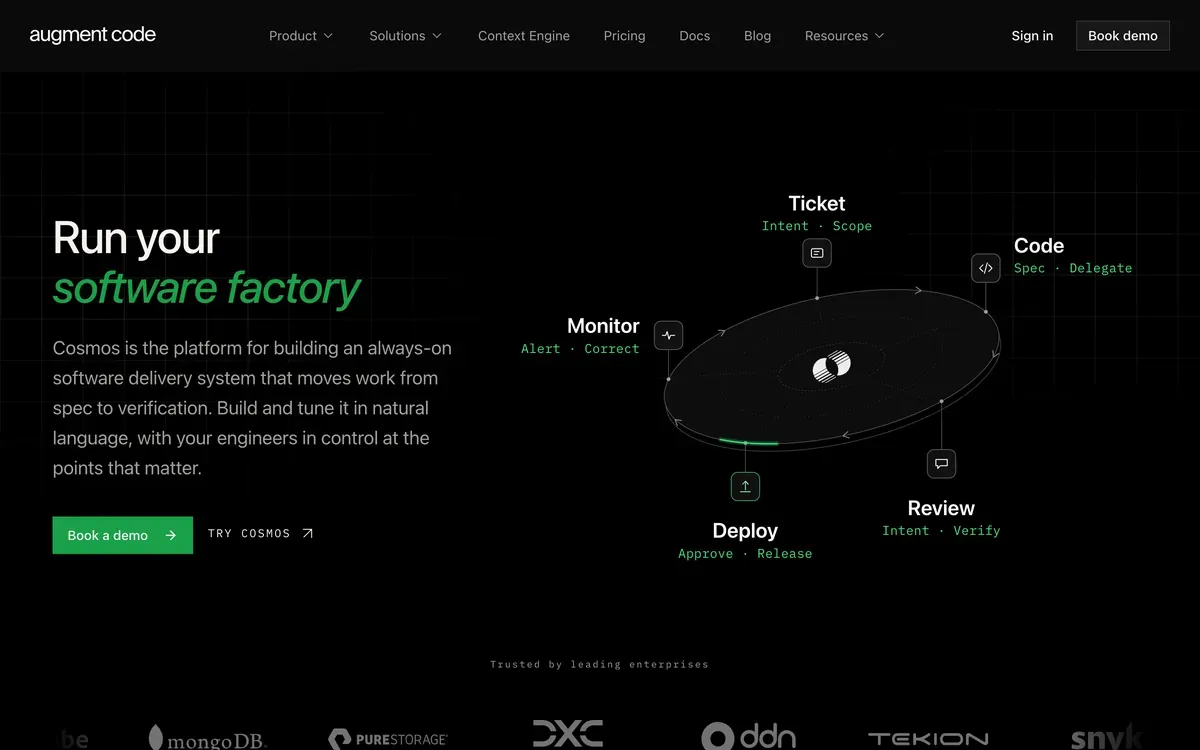 Augment Code product page